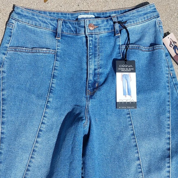 Sophia Vergara "Diana" Palazzo Super High Rise Jean - Picture 3 of 8